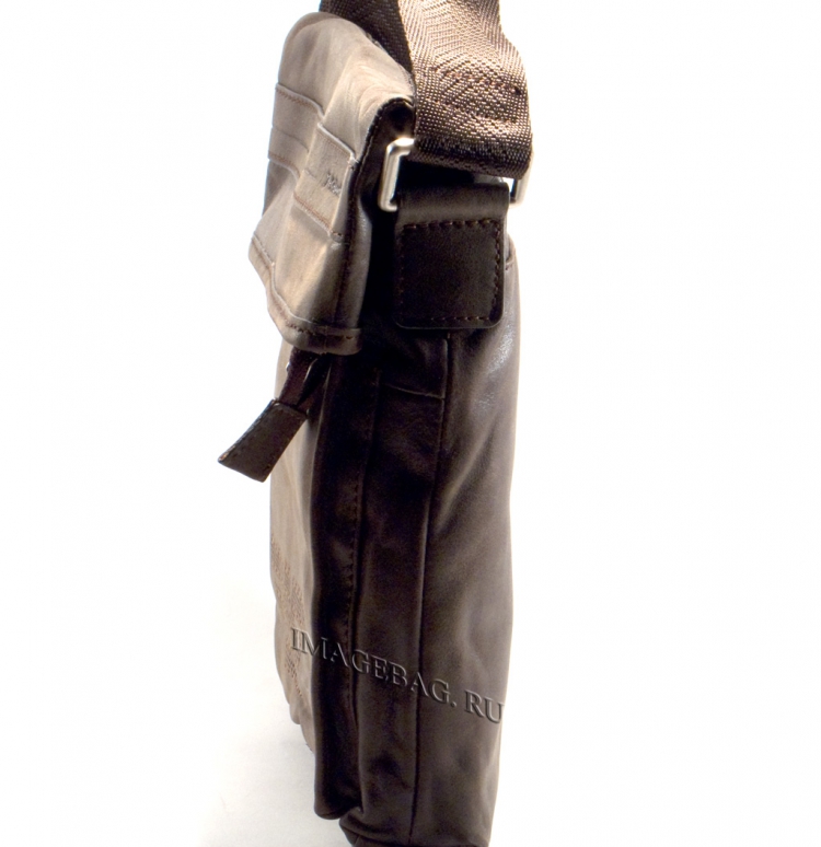 Сумка коричневая кожаная IP Collection 3111-4 COFFEE-2