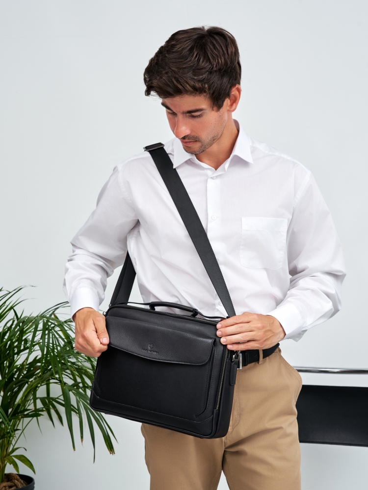 Кожаная деловая сумка для документов Paul Rayner 1943537-2