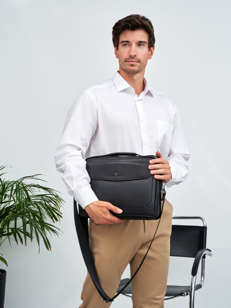 Кожаная деловая сумка для документов Paul Rayner 1943537-2