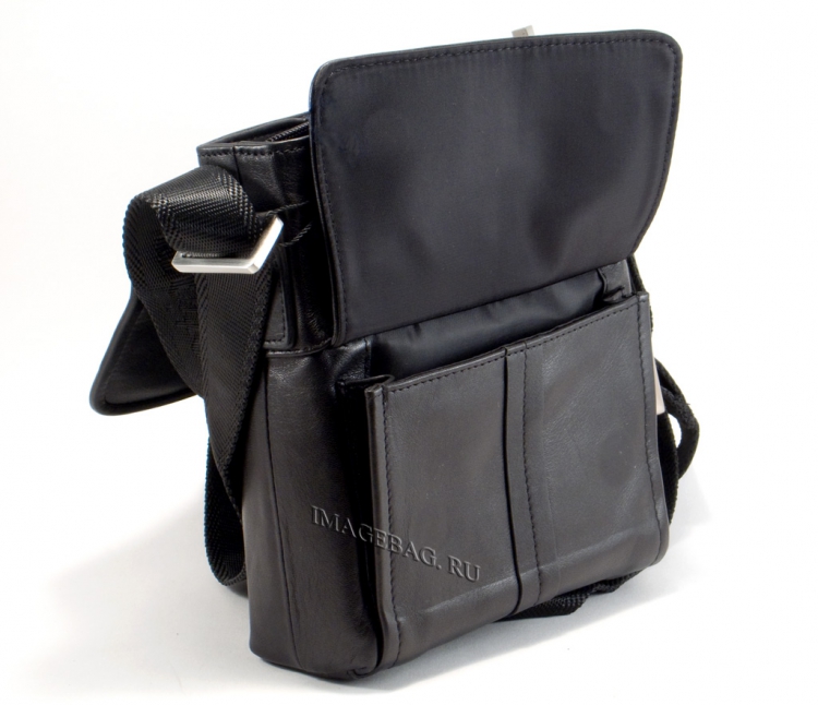 Черная мужская сумка-планшет IP Collection 3129-6.4