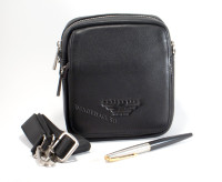 Компактная поясная сумка из кожи IP Collection 3374