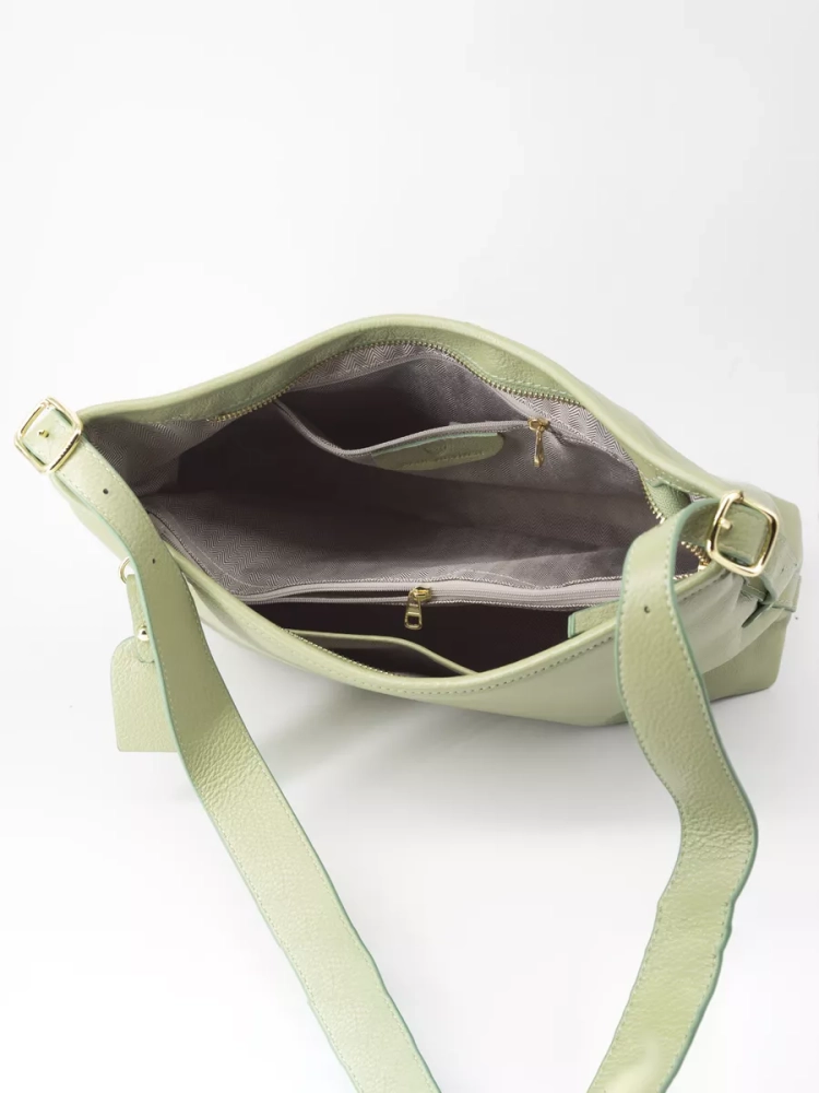 Сумка женская шоппер Paul Rayner green 8214