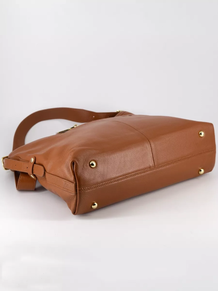 Сумка женская шоппер Paul Rayner brown 8214