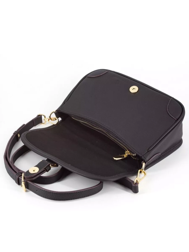 Женская кожаная сумка Paul Rayner black 6333