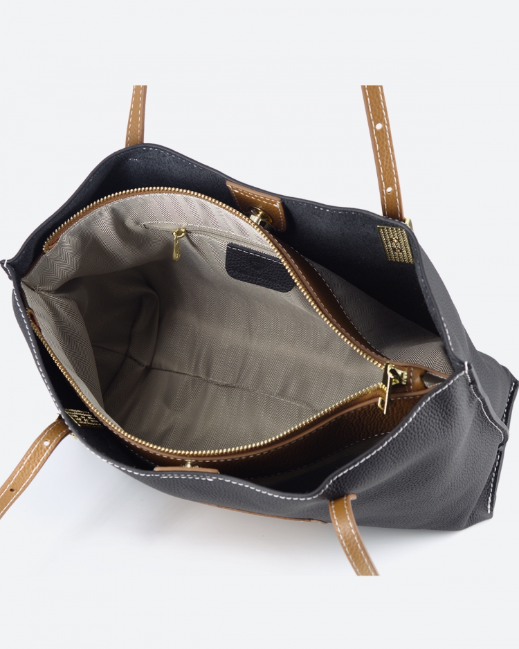 Женская сумка  шоппер черная Paul Rayner black