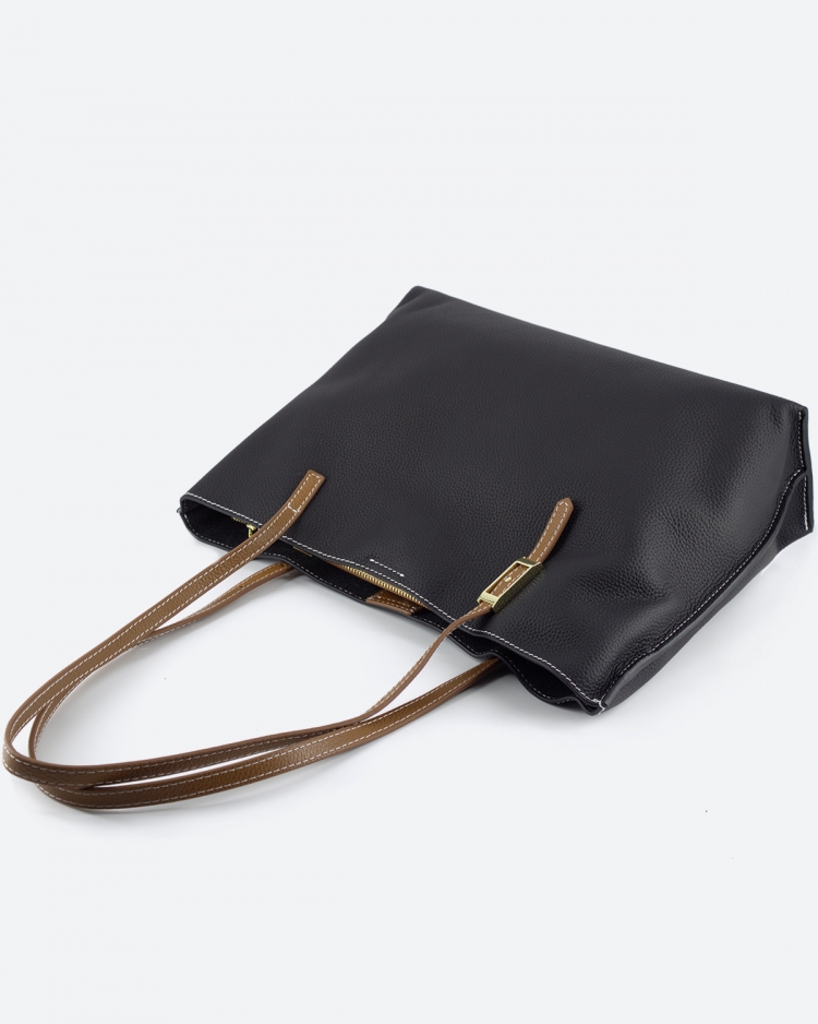 Женская сумка  шоппер черная Paul Rayner black