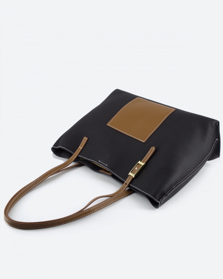 Женская сумка  шоппер черная Paul Rayner black