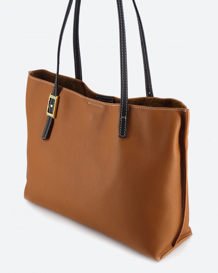 Женская сумка шоппер Paul Rayner Liza brown