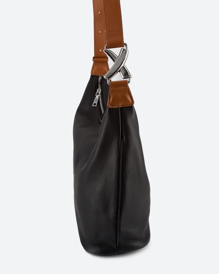 Сумка женская хобо Paul Rayner black 1500