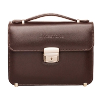 Барсетка коричневая из натуральной кожи Foxcote brown