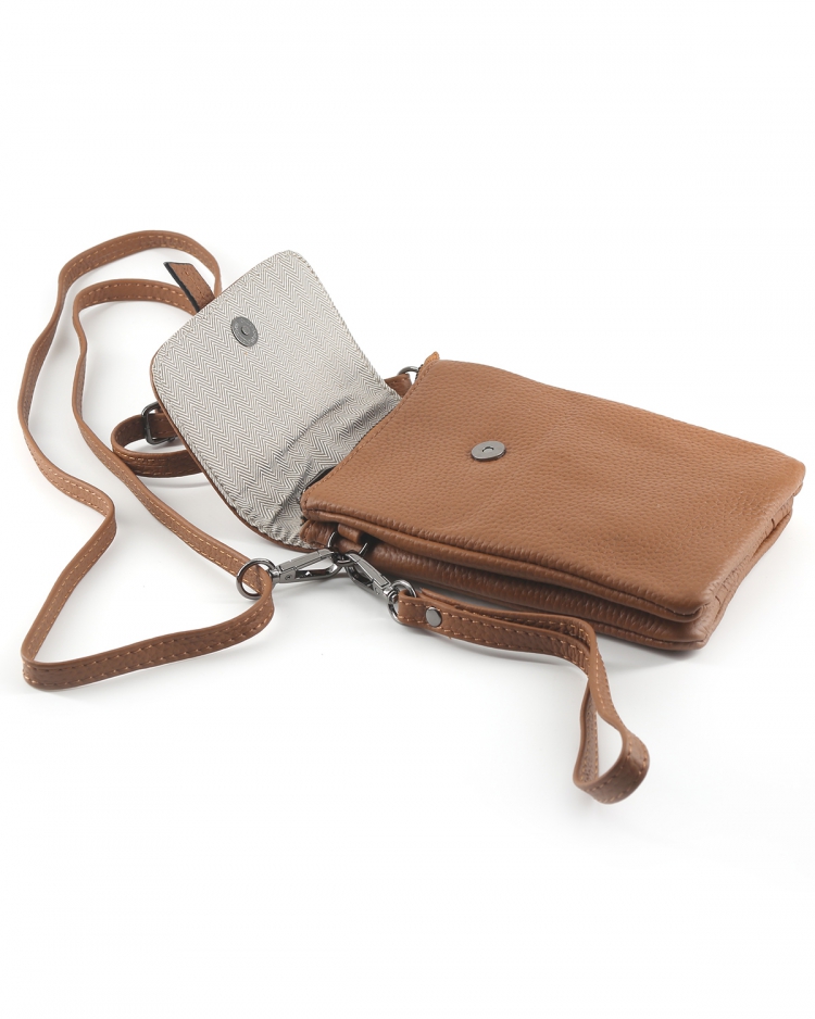 Женская сумка планшет Paul Rayner brown 8056