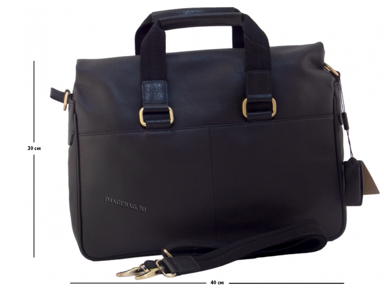 Объемный деловой портфель кожаный IP Collection-5-51.1