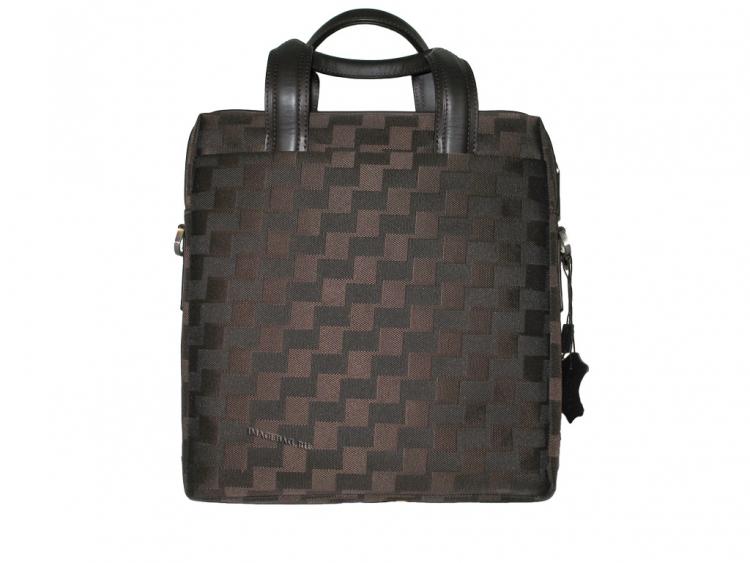 Объемная коричневая сумка Van Doren 003-02.1