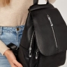 Рюкзак женский кожаный Paul Rayner черный 1031