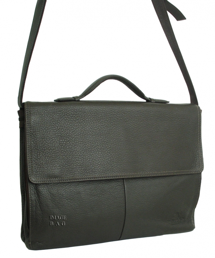 Коричневая сумка портфель WST Polo 6007-4