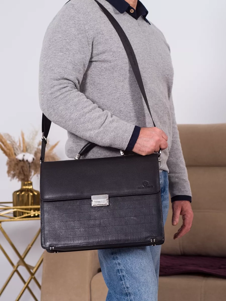 Деловой мужской портфель с кодовым замком Paul Rayner 11785-007/351