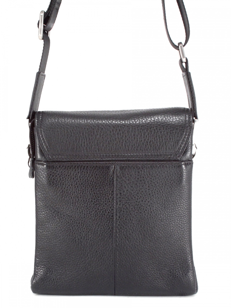 Кожаная cумка-планшет Paul Rayner черная 00312082-007-3