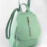 Рюкзак женский кожаный Paul Rayner мятный 1031