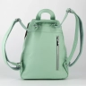 Рюкзак женский кожаный Paul Rayner мятный 1031