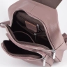 Рюкзак женский кожаный маленький Paul Rayner розовый 1031-1