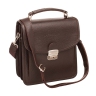 Компактный коричневый мужской портфель Bishop Brown