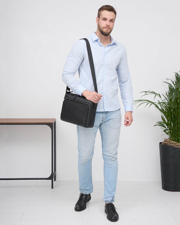 Кожаная деловая сумка для документов а4 Paul Rayner 1943492-7 