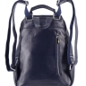 Женский кожаный городской рюкзак PR синий 1029