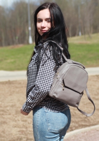 Рюкзак женский серый P.Rayner Gina grey 1043GY