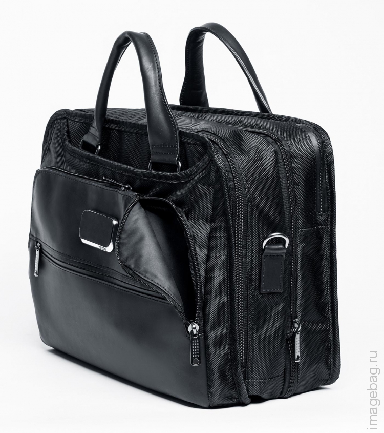 ALPHA X01 black Деловая сумка для документов черная-2