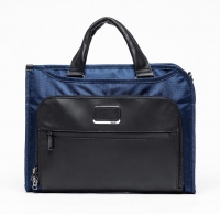 Деловая мужская сумка синяя ALPHA X02 blue 